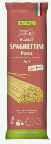 Spagetti, extra vékony, fehér, bio, Rapunzel (500g)