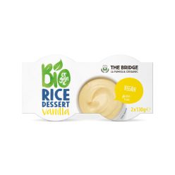 Vaníliás rizsdesszert, bio, The Bridge (2*130g)