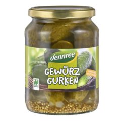 Csemege uborka, bio, Dennree (670g)