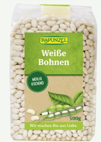 Fehér bab, bio, Rapunzel (500 g)