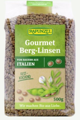 Gourmet lencse, bio, Rapunzel (500 g)