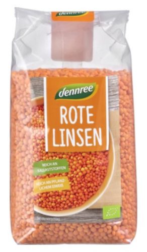 Vöröslencse, bio, BiOrganik (500g)