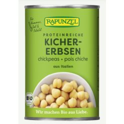 Csicseriborsó sós lében, bio, Rapunzel (400g)