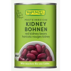 Vörös kidney bab konzerv, bio, Rapunzel (400g)