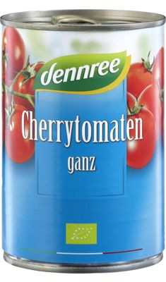 Koktél paradicsom saját levében, egész, Dennree (400g)