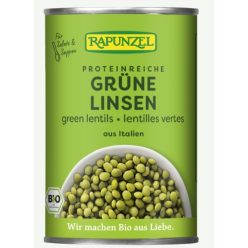Zöld lencse sós lében, bio, Rapunzel (400g)