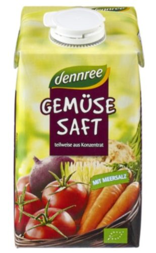 Vegyes zöldséglé, bio, Dennree (500ml)