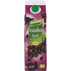 Piros szőlőlé, dobozos, bio, Dennree (1000ml)