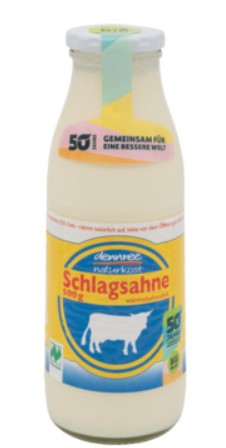 Tejszín, 32%-os, üveges, bio, Dennree (500ml)