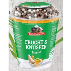   Banános gyümölcsjoghurt csokis golyókkal, bio, Bechtesgadener Land (150g)