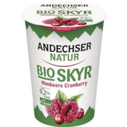 Skyr, málna-áfonya, bio, Andechser (400g)