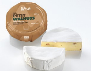 Le Petit brie sajt, diós, bio, ÖMA (330g)