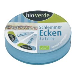 Háromszög sajt, tejszínes, bio, Bio Verde (8*25g)