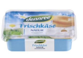 Bajor krémsajt (Frischkäse), natúr, bio, Dennree (150g)