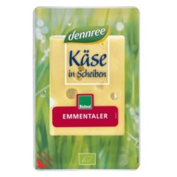 Ementáli sajt, szeletelt, bio, Dennree (125g)