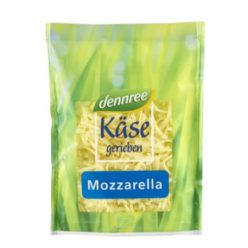 Reszelt mozzarella sajt, bio, Dennree (150g)