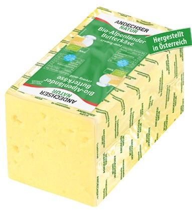 Alpesi Trapista sajt egészben, bio, Andechser - 1 kg