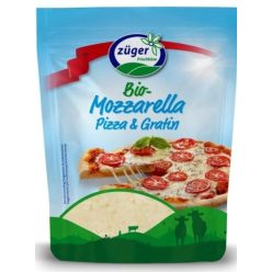 Reszelt mozzarella, bio, Züger (150g)