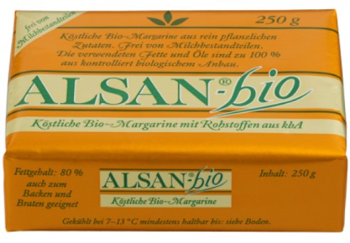 Margarin, bio, Alsan (250g)