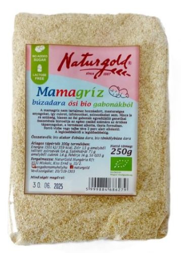 Mamagríz ősi gabonákból, bio, Naturgold (250g)