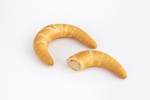 Kézi kifli, fagyasztott, félkész, bio, Piszke (35g) (15 db/cs)