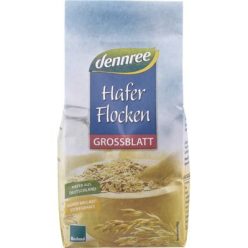 Zabpehely, nagy méretű, bio, Dennree (500g)