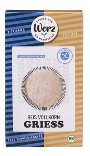 Rizs gríz, gluténmentes, bio, Werz (250 g)
