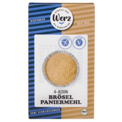 4 gabonás zsemlemorzsa, gluténmentes, bio, Werz (200g)