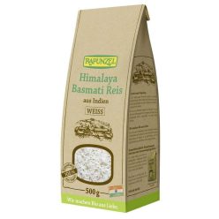 Basmati rizs, fehér, Himalaya, bio, Rapunzel (500 g)