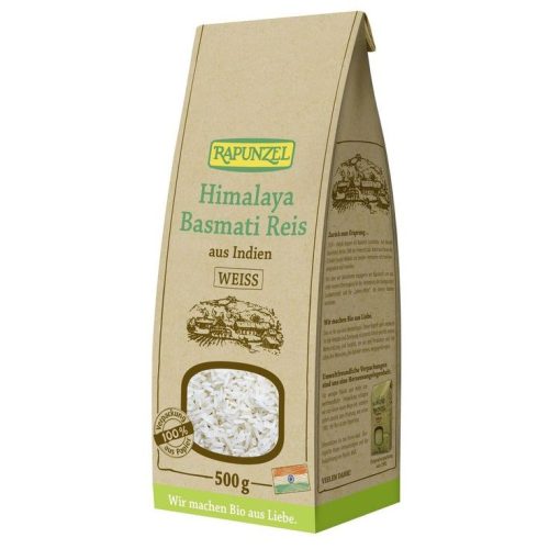 Basmati rizs, fehér, Himalaya, bio, Rapunzel (500 g)
