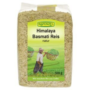 Basmati rizs, natur, Himalaya, bio, Rapunzel (500 g)