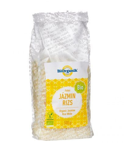 Jázmin rizs, fehér, bio, Biorganik (500g)