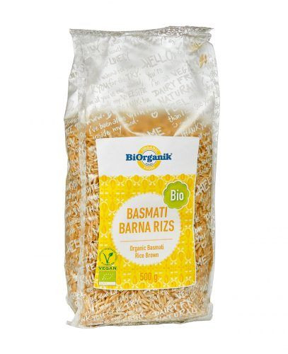 Basmati barnarizs, bio, Biorganik (500 g)