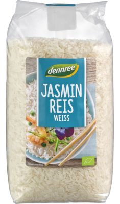 Jázmin rizs, fehér, bio, Dennree (500g)