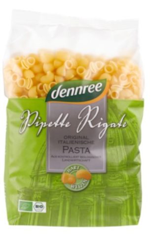 Pipette (kiskagyló) tészta durumbúzából, bio, Dennee (500 g /cs)