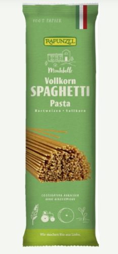 Spagetti, barna teljes kiőrlésű, bio, Rapunzel (500 g)