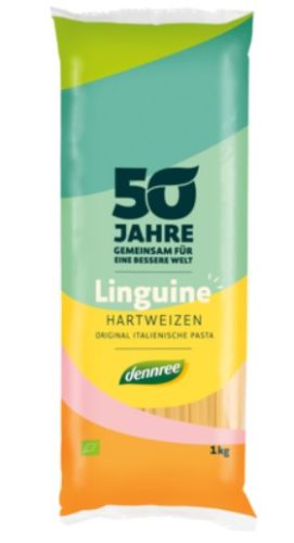 Szélesmetélt durumbúzából, fehér, bio, Dennree (1000 g)