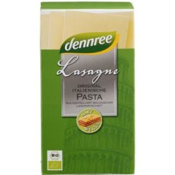 Lasagne durumbúzából, fehér, bio, Dennree (250g)