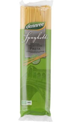 Spagetti durumbúzából, fehér, bio, Dennree (500g)