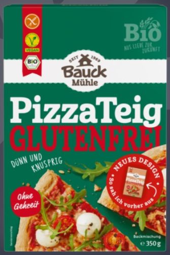 Pizza tésztakeverék, gluténmentes, bio, Bauck Hof (350g)