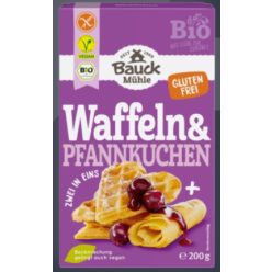   Gofri és palacsinta keverék, 3 magos, gluténmentes, bio, Bauck Hof (200g)