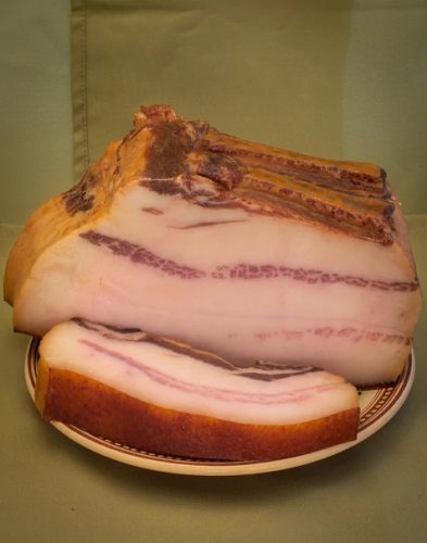Mangalica füstölt szalonna, bio, Virágoskút Kft (HU) 