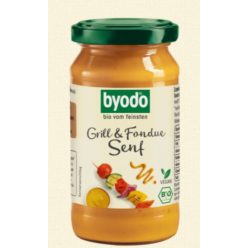 Grill és fondue mustár, bio, Byodo (200ml)
