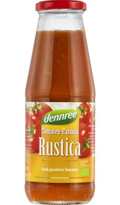 Paradicsompüré rustica, bio, Dennree (680g)