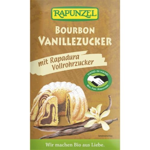 Bourbon vaníliás cukor, bio, Rapunzel (8 g)