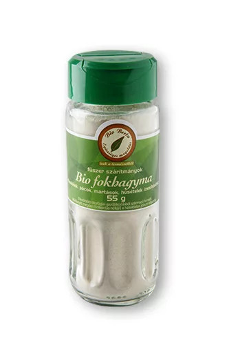Fokhagymapor szórófejes üvegben, bio, Bio Berta (55 g)
