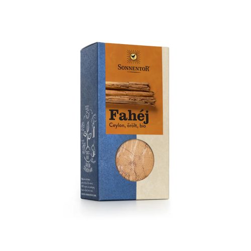 Fahéj, őrölt, bio, Sonnentor (40g)