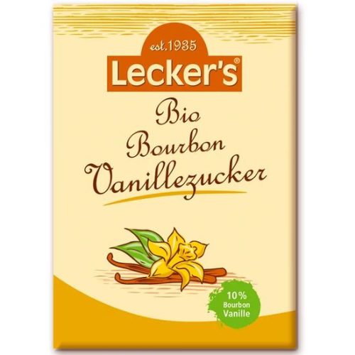 Bourbon vaníliás cukor, bio, Lecker's (2*8g)