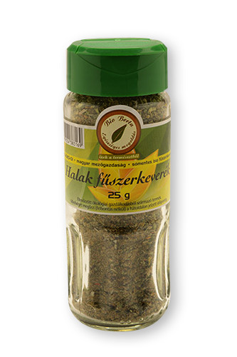 Halak fűszerkeverék szórófejes üvegben, bio, Bio Berta (25g)