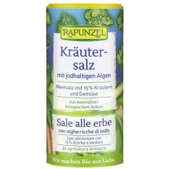 Zöldfűszersó szóródobozban, bio, Rapunzel (125 g)